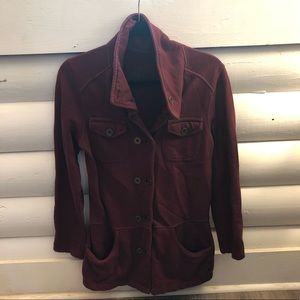 Prana Burgandy Lightweight Jacket